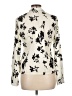 Assorted Brands 100% Polyester Floral Ivory Long Sleeve Blouse Size L - photo 2