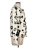 Assorted Brands 100% Polyester Floral Ivory Long Sleeve Blouse Size L - photo 4