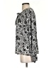 B Collection by Bobeau Paisley Silver Long Sleeve Blouse Size S - photo 5
