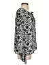 B Collection by Bobeau Paisley Silver Long Sleeve Blouse Size S - photo 4