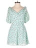 Slate & Willow Hearts Teal Romper Size XS - photo 1