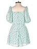 Slate & Willow Hearts Teal Romper Size XS - photo 2