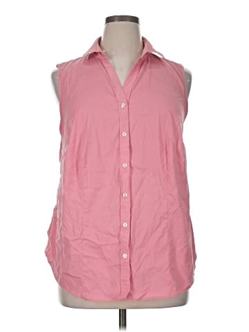 Charter Club Sleeveless Button-Down Shirt (view 1)