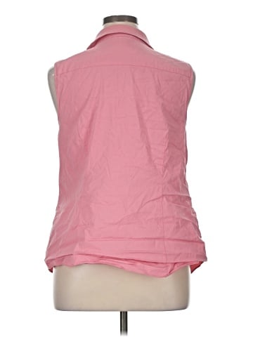 Charter Club Sleeveless Button-Down Shirt (view 2)