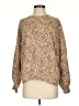 Abercrombie & Fitch Animal Print Tan Pullover Sweater Size S - photo 1