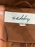 Sebby 100% Polyurethane Solid Brown Jacket Size L - photo 6