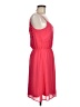 Studio Y 100% Polyester Solid Pink Casual Dress Size M - photo 4
