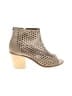 Kelsi Dagger Brooklyn Tan Gray Ankle Boots Size 7 1/2 - photo 1
