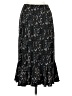 Susan Graver Paisley Black Casual Skirt Size S - photo 1
