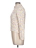 Ultra Flirt 100% Polyester Tweed White Turtleneck Sweater Size L - photo 5