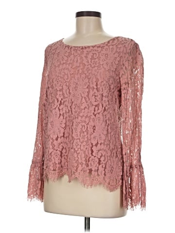 Rose + Olive Long Sleeve Blouse (view 2)