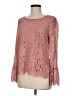 Rose + Olive Pink Long Sleeve Blouse Size M - photo 2