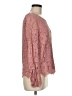 Rose + Olive Pink Long Sleeve Blouse Size M - photo 5