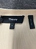 Theory Ivory Long Sleeve Top Size S - photo 7