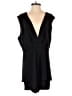 Lyaner Solid Black Romper Size XL - photo 1