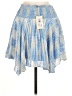 Ramy Brook 100% Polyester Chevron-herringbone Blue Casual Skirt Size M - photo 2