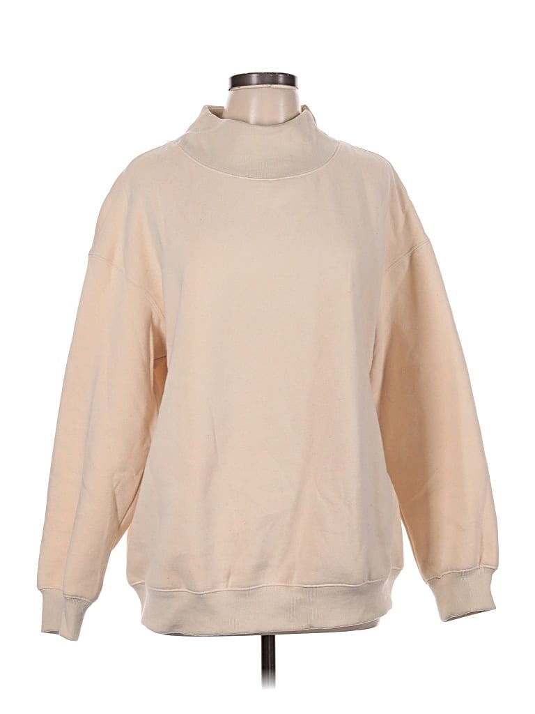 Pre-owned Trendy Queen Sweatshirt In Tan