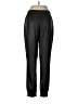 BCBGMAXAZRIA 100% Polyurethane Metallic Black Casual Pants Size M - photo 2