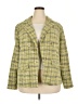 Ashley Stewart Tweed Green Yellow Blazer Size 22 - 24 Plus - photo 1