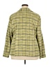 Ashley Stewart Tweed Green Yellow Blazer Size 22 - 24 Plus - photo 2