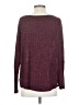 Buttons Burgundy Long Sleeve Top Size S - photo 2