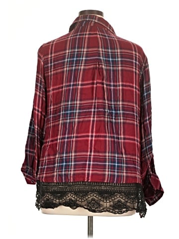 Seven7 3/4 Sleeve Button-Down Shirt (view 2)