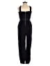 Material Girl 100% Rayon Solid Black Jumpsuit Size S - photo 2