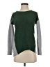 Hinge Color Block Green Pullover Sweater Size XS - photo 1
