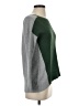 Hinge Color Block Green Pullover Sweater Size XS - photo 4