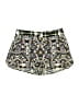 Intermix 100% Silk Paisley Gold Purple Shorts Size P (petite) - photo 1