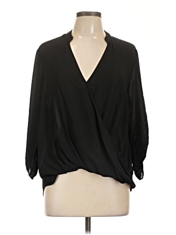 All in Favor 3/4 Sleeve Blouse (view 1)