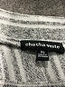 Cha Cha Vente Stripes Silver Pullover Sweater Size XL - photo 7