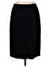 Kasper 100% Polyester Solid Black Casual Skirt Size 12 - photo 2