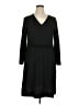 Talbots Solid Black Casual Dress Size 1X - photo 1