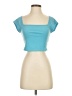Shein Teal Tube Top Size 4 - photo 1