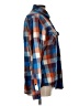 American Eagle Outfitters Plaid Blue Long Sleeve Button-Down Shirt Size L - photo 4