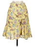 Max Studio 100% Polyester Paisley Yellow Casual Skirt Size XS - photo 1