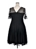 JS Collections 100% Polyester Black Cocktail Dress Size 18 - photo 2