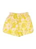 Whit 100% Cotton Print Yellow Shorts Size XS - photo 2