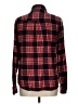 Forever 21 100% Cotton Plaid Red Long Sleeve Button-Down Shirt Size L - photo 2