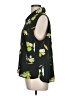 CAbi Floral Black 3/4 Sleeve Blouse Size L - photo 5