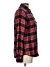 Forever 21 100% Cotton Plaid Red Long Sleeve Button-Down Shirt Size L - photo 4