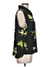CAbi Floral Black 3/4 Sleeve Blouse Size L - photo 4