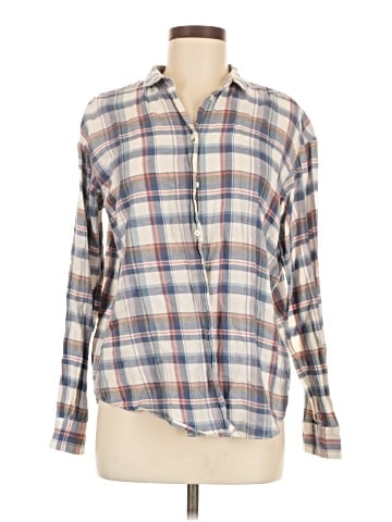 Closed Long Sleeve Button-Down Shirt (view 1)