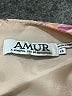 AMUR 100% Cupro Orange 3/4 Sleeve Blouse Size XS - photo 7