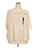 Torrid Stripes Ivory Short Sleeve T-Shirt Size 5X Plus (5) - photo 1