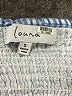 Louna 100% Cotton Blue 3/4 Sleeve Blouse Size S - photo 7