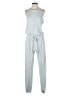 Lanston Solid Gray Green Jumpsuit Size S - photo 1