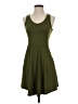 Unbranded Solid Green Casual Dress Size XS - photo 1