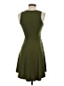 Unbranded Solid Green Casual Dress Size XS - photo 2